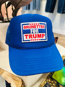 Brunettes for Trump Trucker Hat