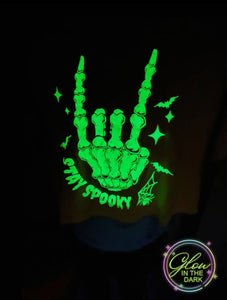 Stay Spooky Crop Tee (Glow in the Dark)