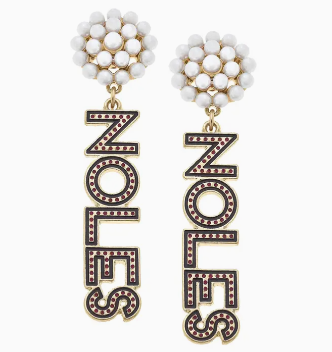 Pearl SEC Drop Earrings